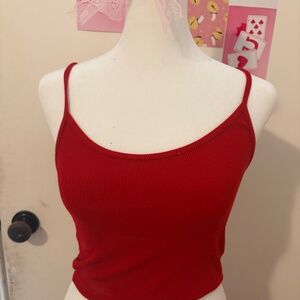 Brandy Melville Bright Red Tank Top